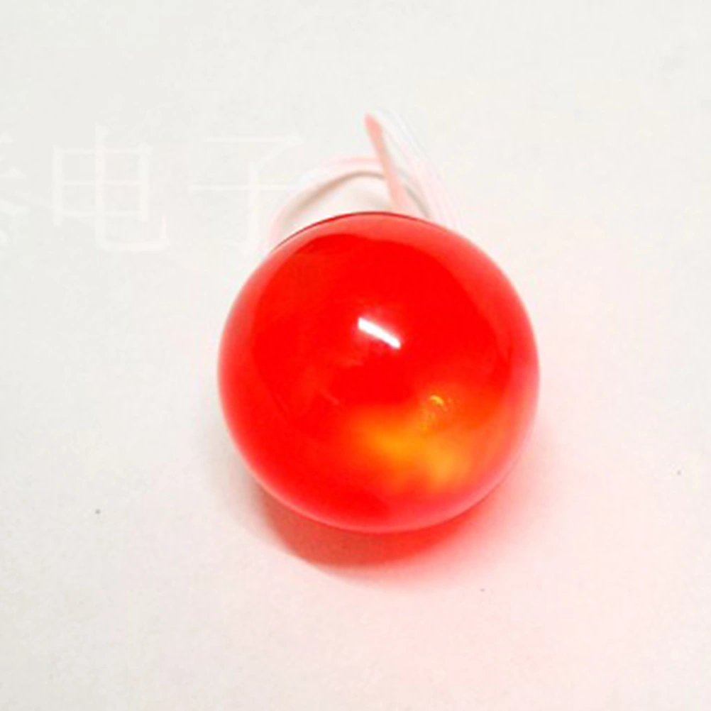 6PCS Flashing Red Nose Clown Nose Dress-Up Props Stage Props for Christmas Halloween Party Costume Balls