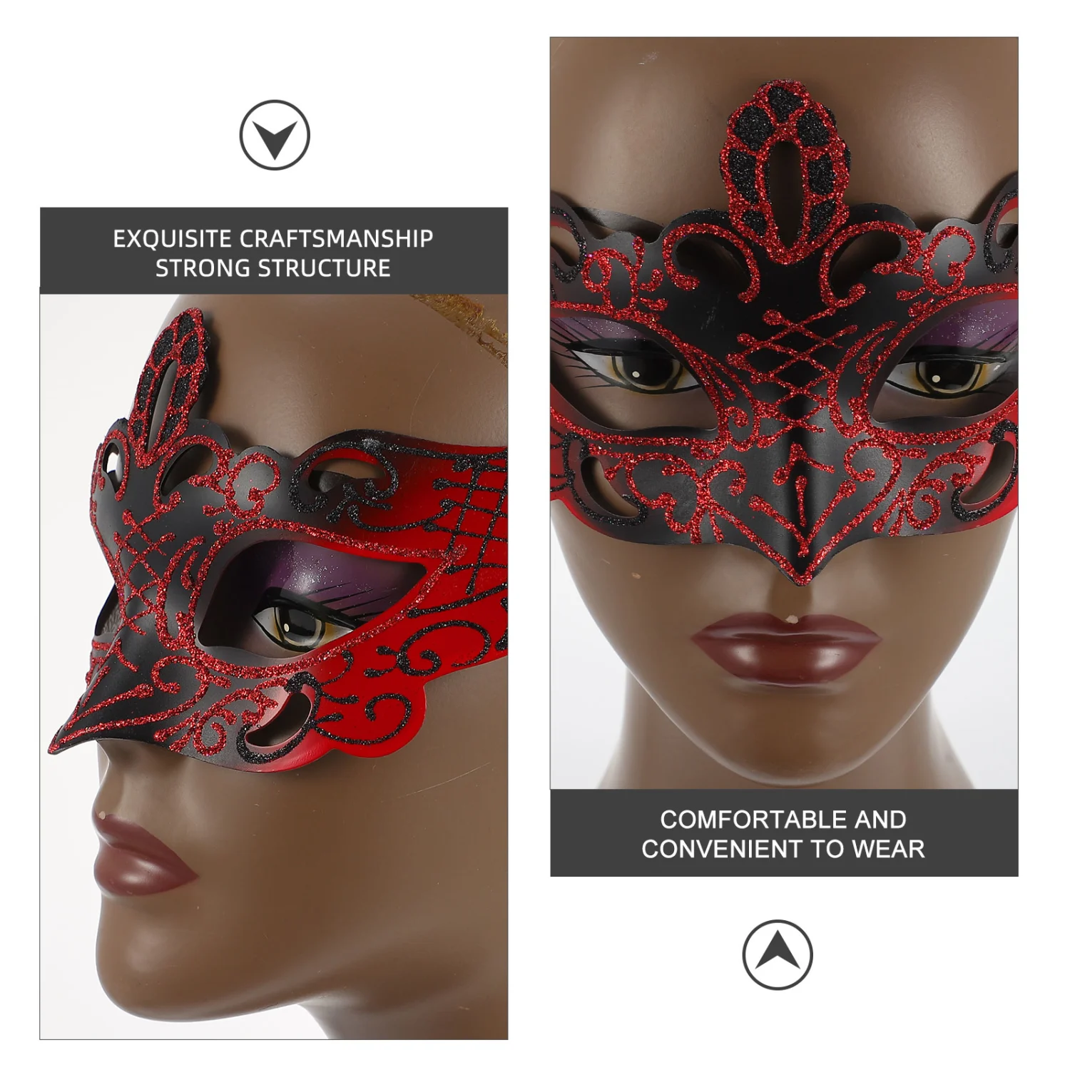  Masquerade Half Face Mask Festival Adult Mask Dancing Party Costume Props