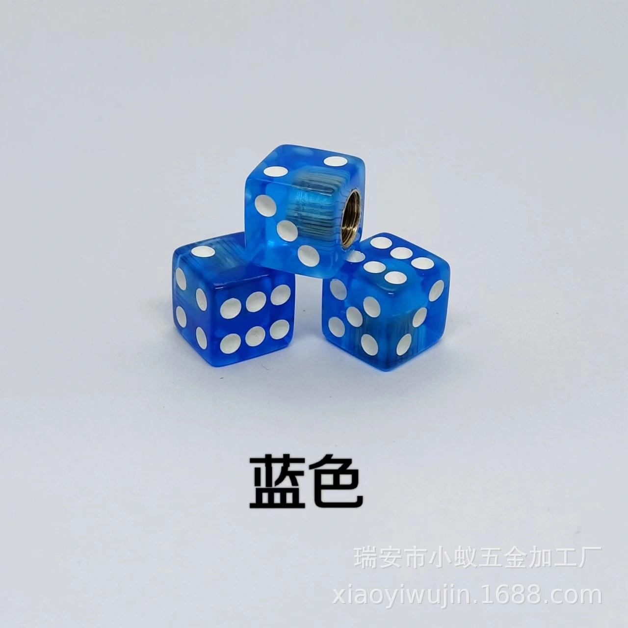 10pcs Car Tire Valve Stem Caps Dice Style Tire Valve Stem Dust Caps Stem Cover Leak-proof Tire Cap