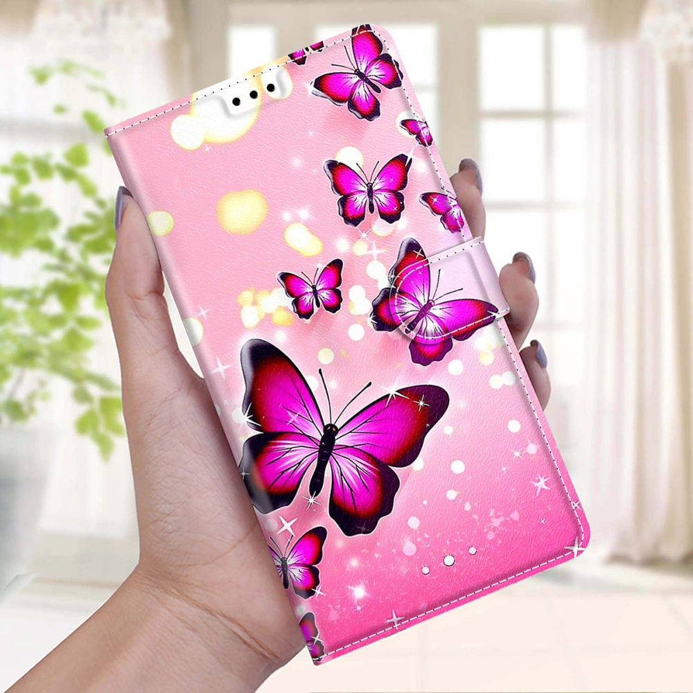 PU Leather Phone Case Kickstand Style Phone Cover Compatible with Galaxy A10