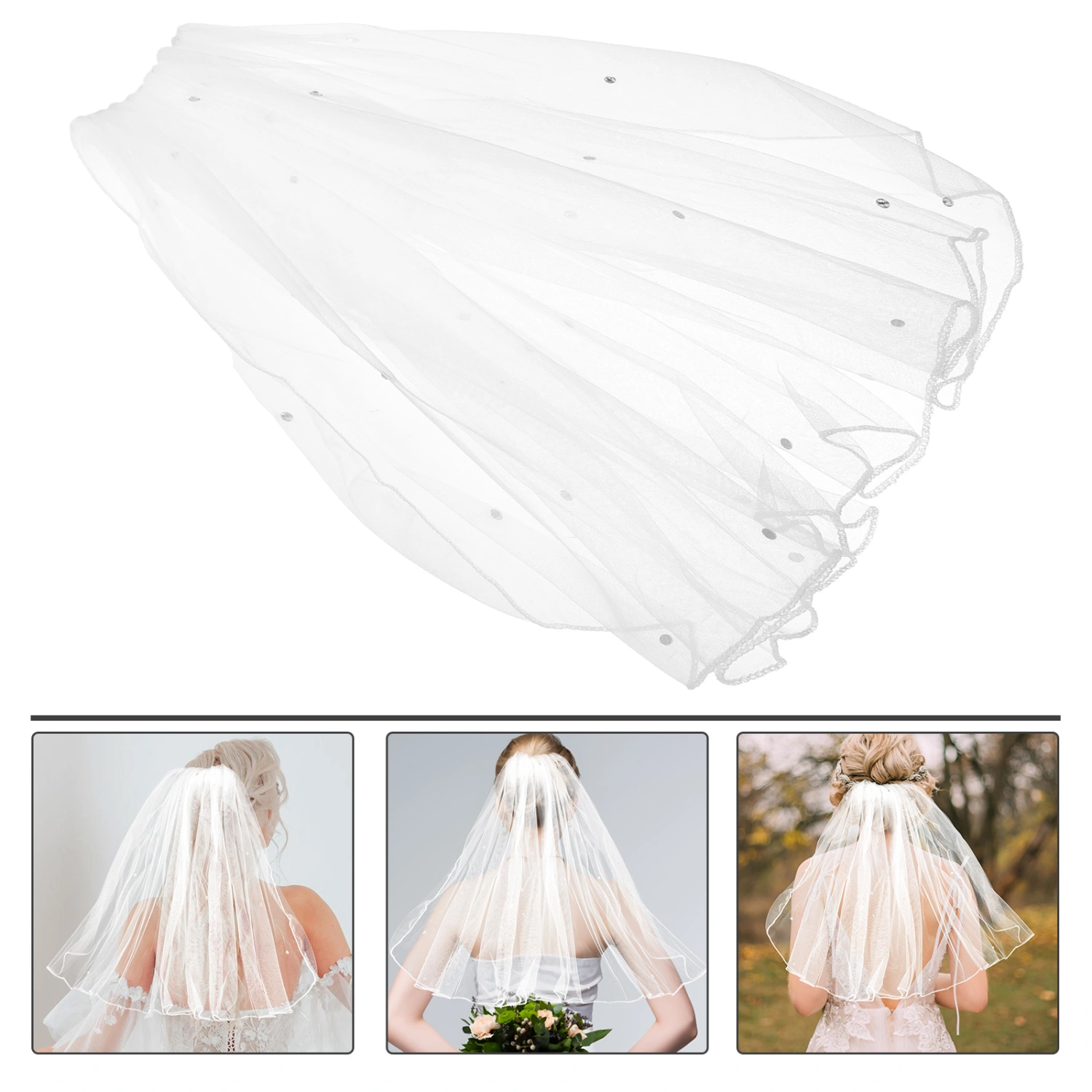 Wedding Veil Bridal Veil Women Veil Bride Tulle Veil for Bachelorette Party Engagement