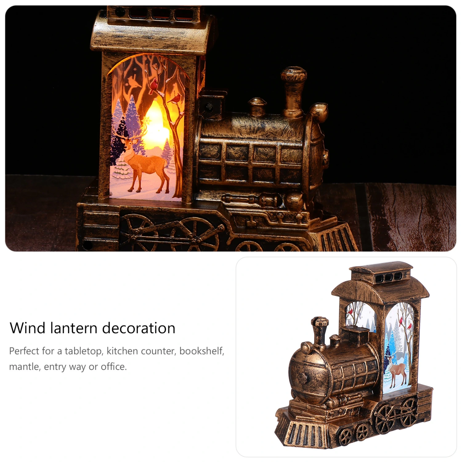 1pc Christmas Decorations Small Wind Lights LED Light Little Night Light