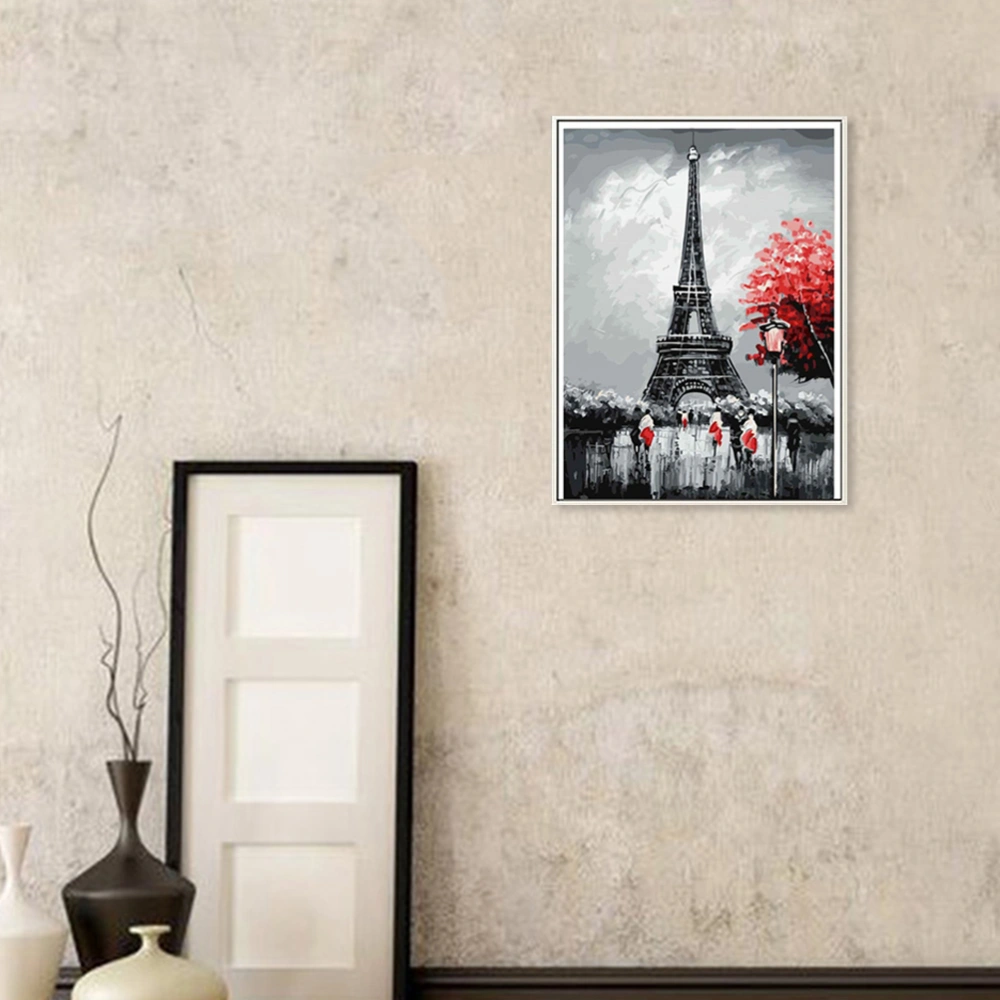 5D DIY Unframed Diamond Embroidery Painting Handmade Wall Decoration Cross Stitch Printing Craft Kits (Eiffel Tower)