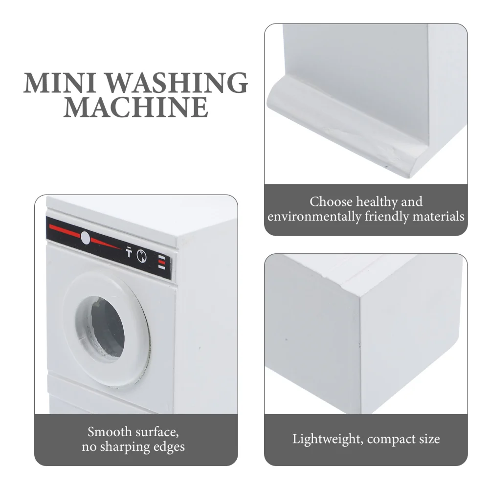 1Pc Simulation Washing Machine Model Adornment Adorable Mini Washer Model