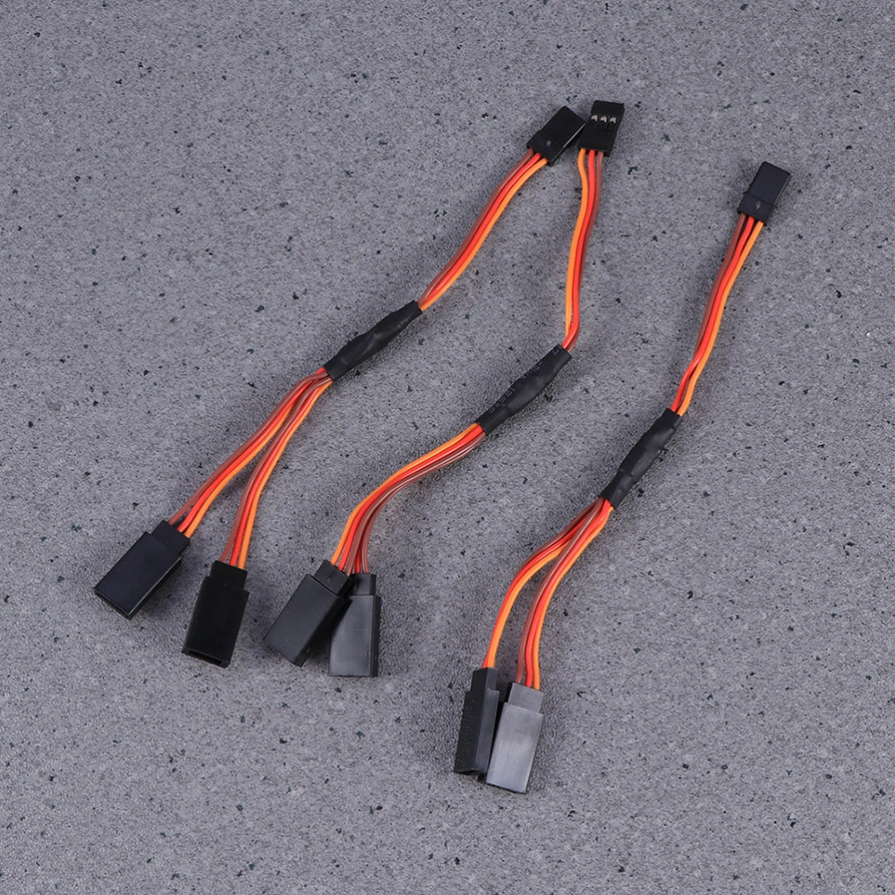 6pcs 3 15cm Male to Female Servo Extension Lead Wire Cable for RC Helicopter