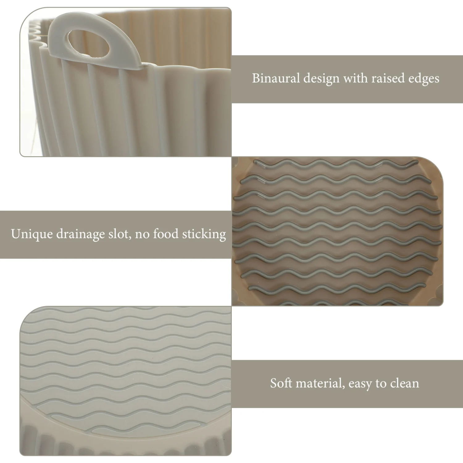 Household Air Fryer Liner Convenient Air Fryer Mat Multi-Function Air Fryer Basket Air Fryer Accessory