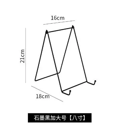 2pcs Picture Frame Stand Display Plate Holder Display Stand Metal Frame Holder Stand Photo Easel Stand