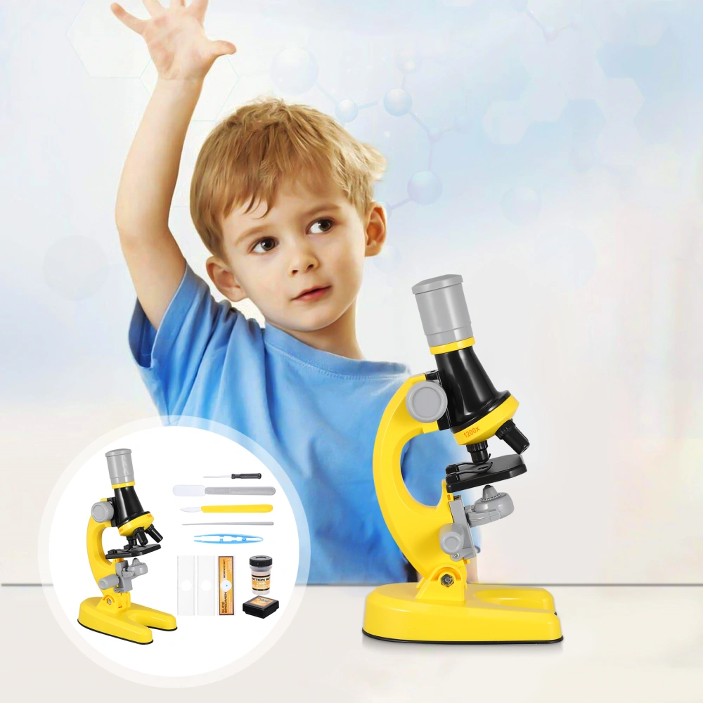 1 Set Children Microscope Toy Students Science Experiment Tool for Fun