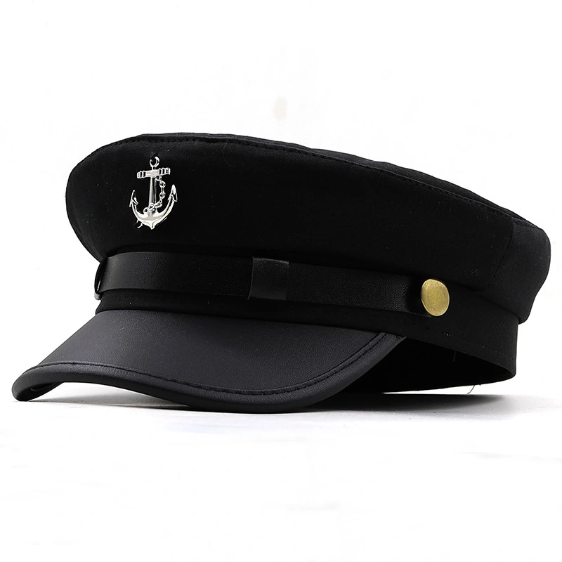 Captain Hat Fashionable Sailor Hat Cosplay Party Captain Hat Adults Yacht Hat Costume Prop