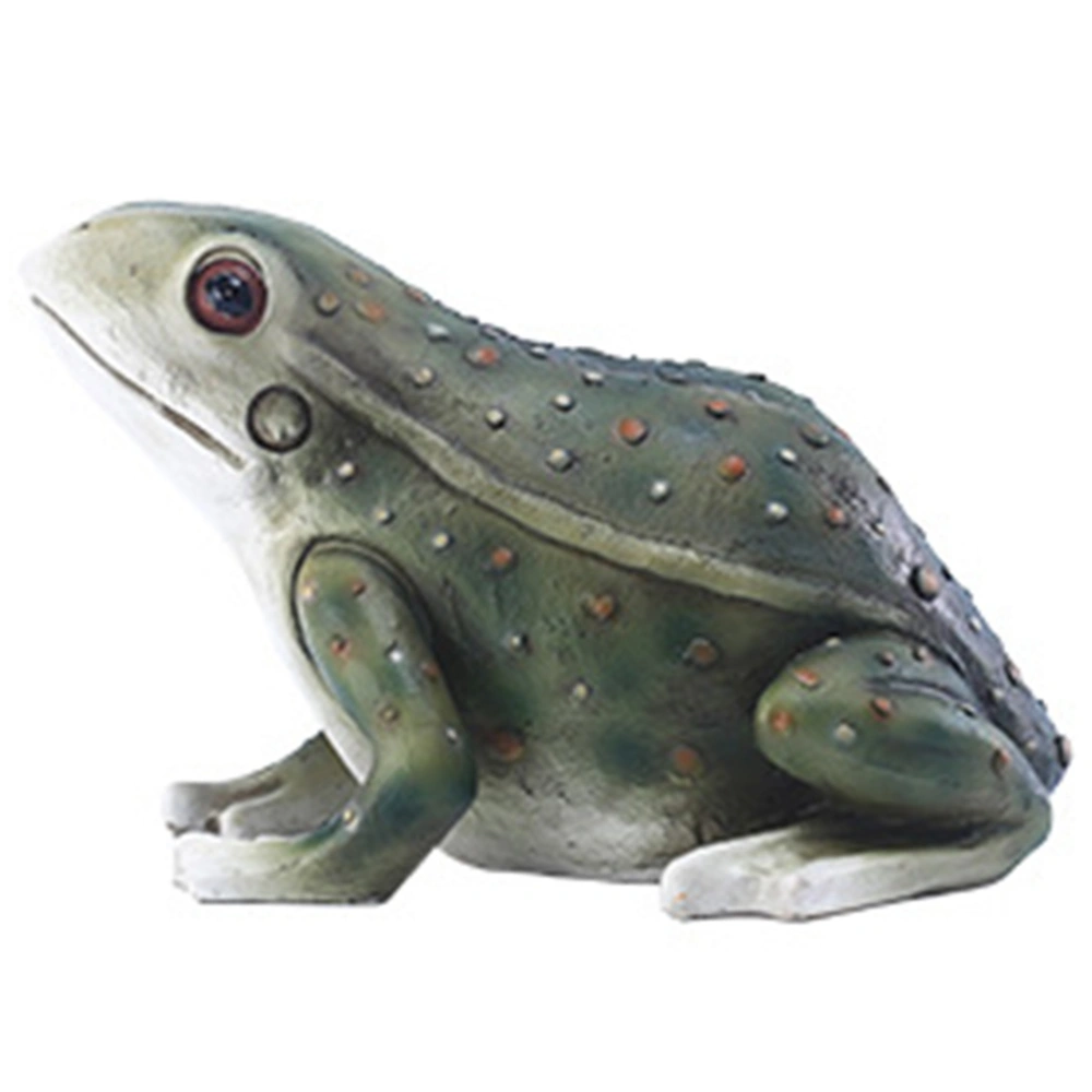 Frog Figurine Resin Frog Sculpture Frog Statue Home Office Desk Frog Decoration