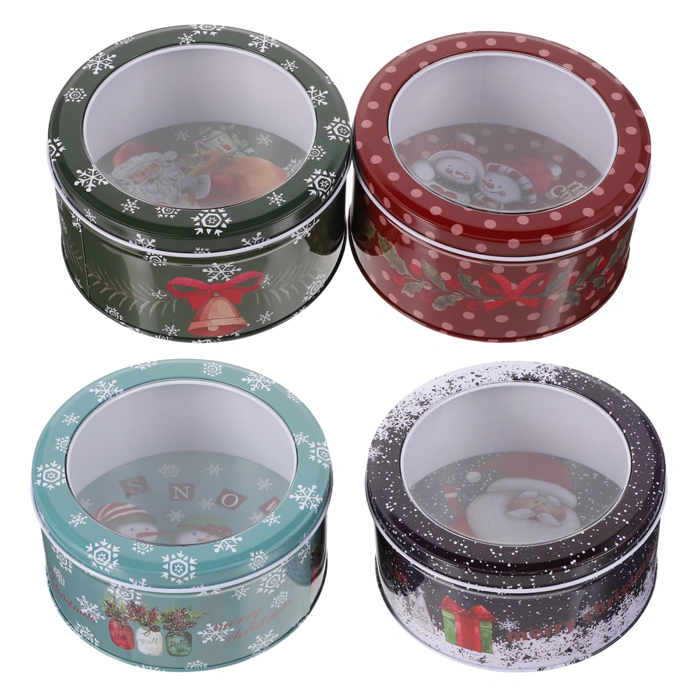 4Pcs Candy Boxes Decorative Candy Cases Candy Containers (Assorted Color) Random Style