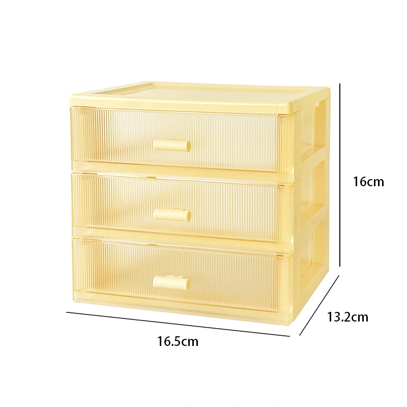 Plastic Drawer Cabinet Drawer Cosmetics Storage Box Small Drawer Box Desktop Organizer