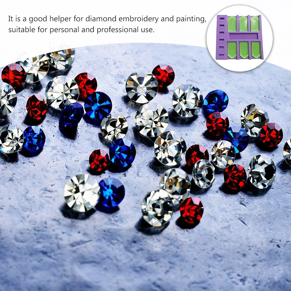 1 Set Diamond Drawing Tools Diamond Dotting Trays DIY Diamond Organizer