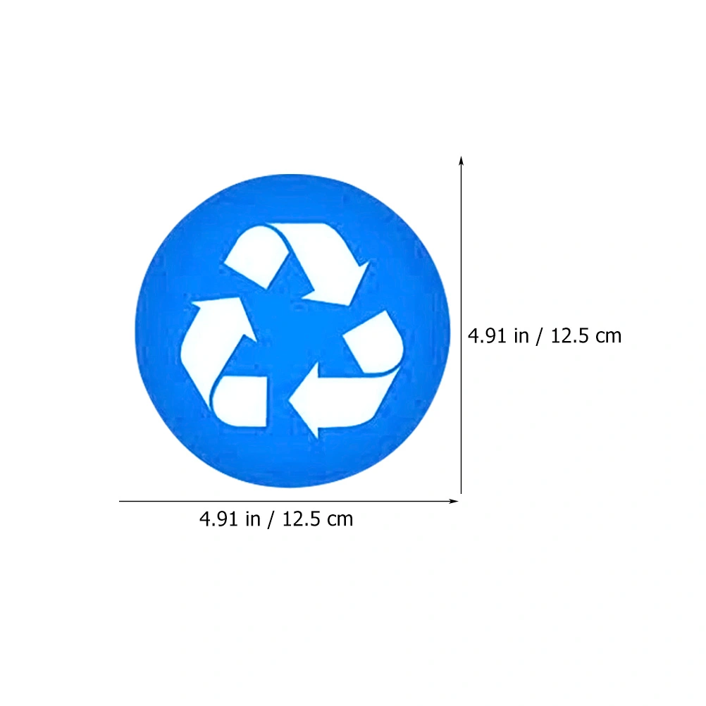 1 Set Trash Can Recycle Stickers Waste Sorting Decal Sticker Recycling Bin Signs Trash Can Decals
