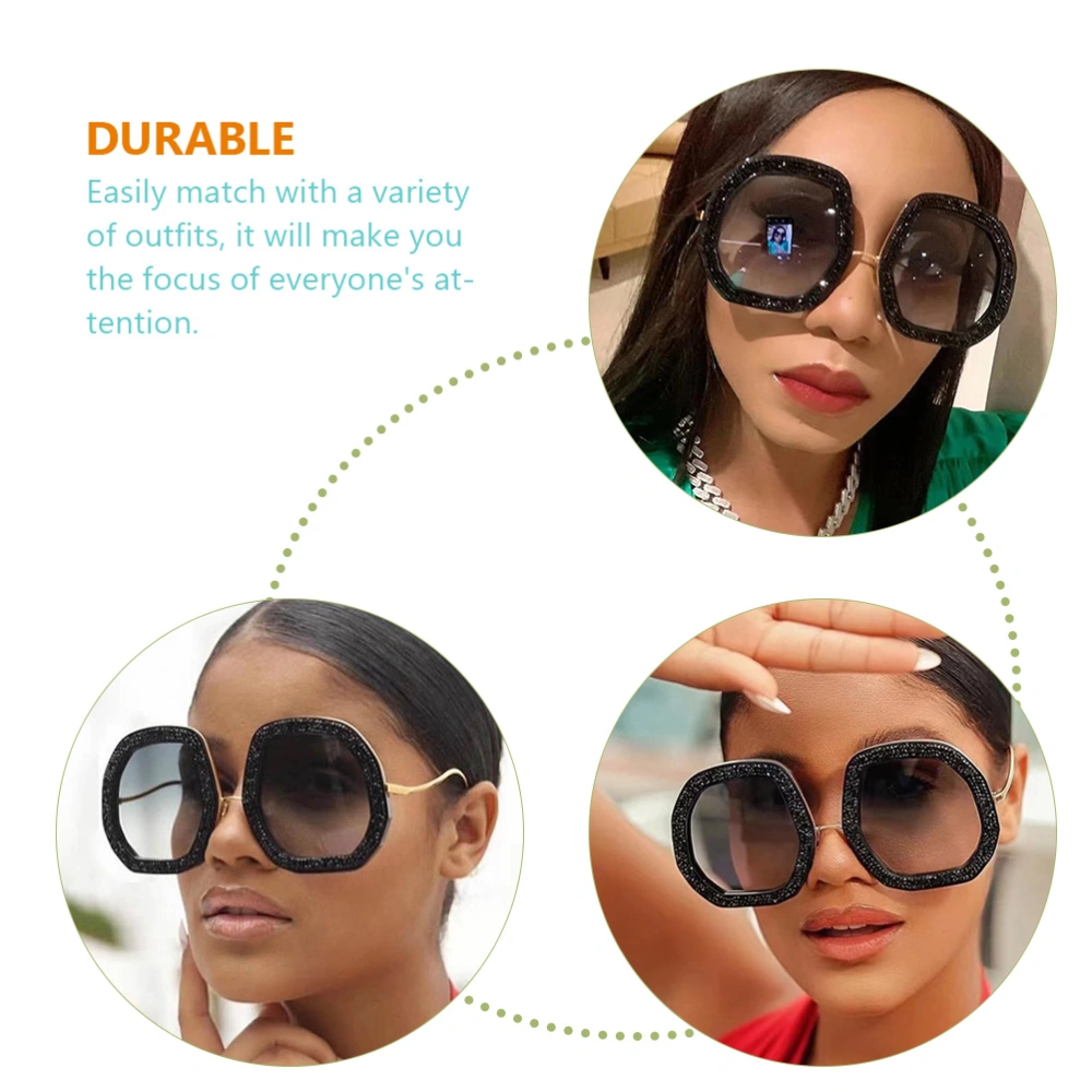 Diamond Sunglasses Oversized Sunglasses Fashion Sun Protection Sunglasses for Women