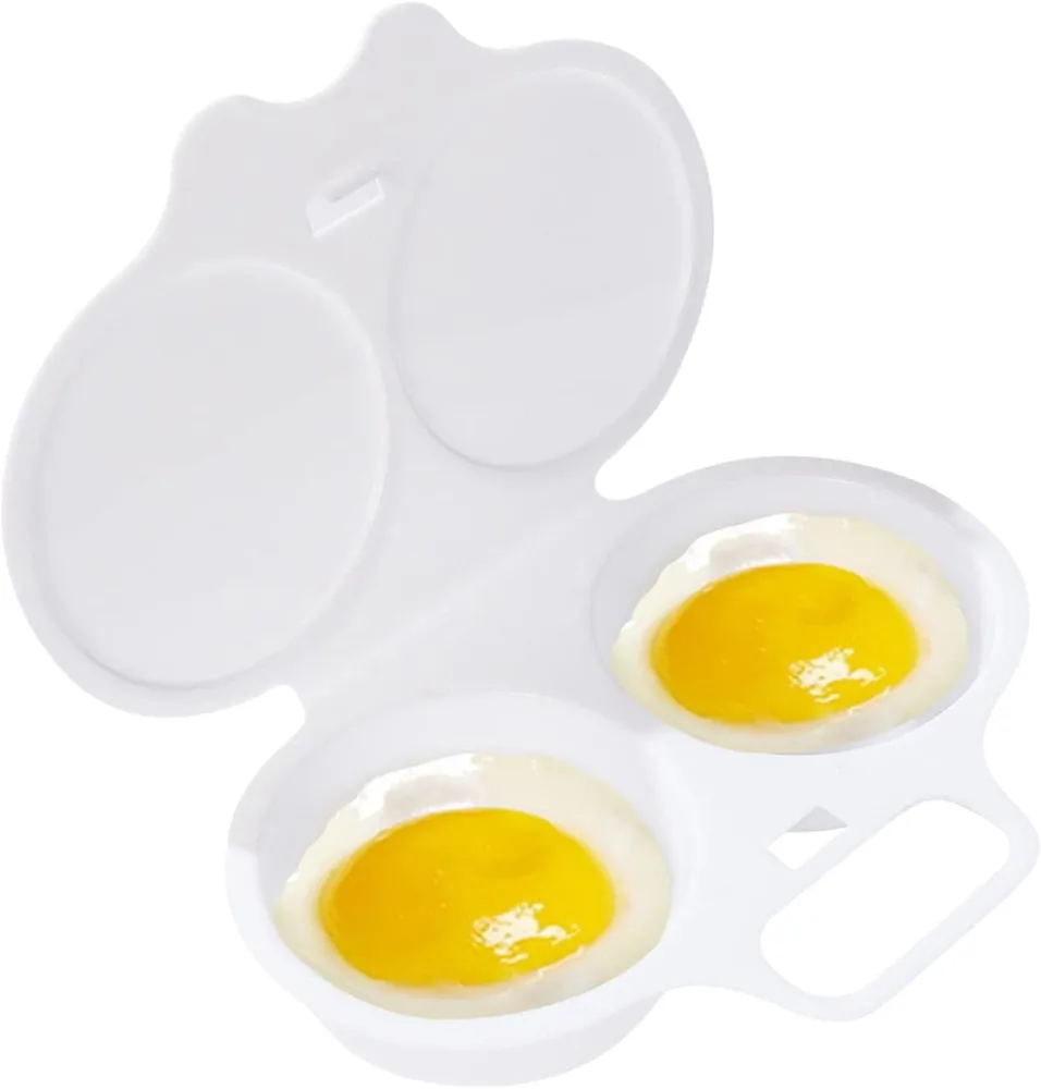 Microwave Egg Cooker Household Egg Steaming Tray Mold Daily Use Egg Cooking Tray