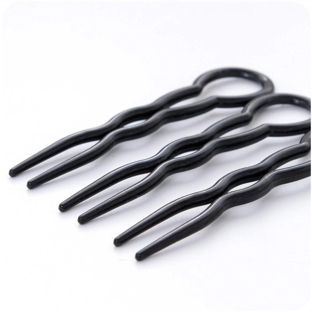 24pcs U Shaped Hairpins Hair Forks Women Buns Sticks Girls Hairpins Hair Accessories