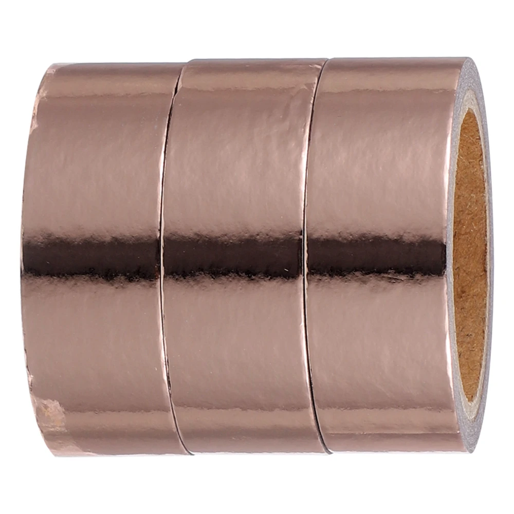 2 Rolls of Metallic Tape for DIY Decorative Metallic Tape Adhesive Tape Decor Multi-use Washi Tape