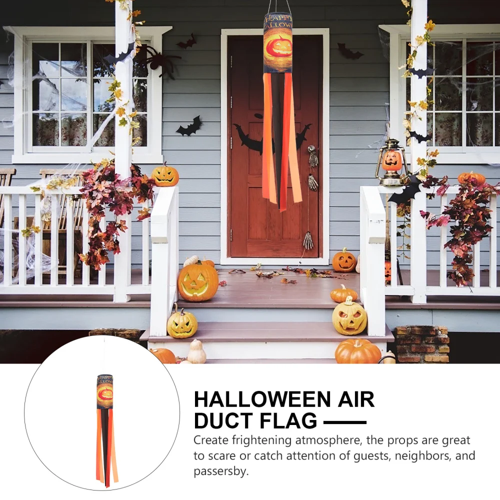 Halloween Windsock Hanging Windsock Flag Halloween Party Outdoor Decoration