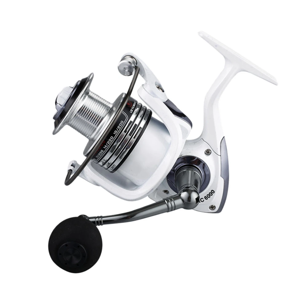 HC3000 Fishing Reel Aluminum Fishing Reel for Saltwater or Freshwater Fishing (Pearl White)