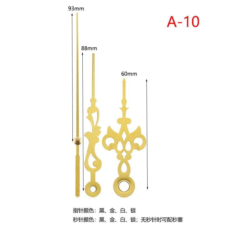 10 Sets Clock Hand Assortment Clock Hand Diy Repair Mute Clock Hand Clock Accessory