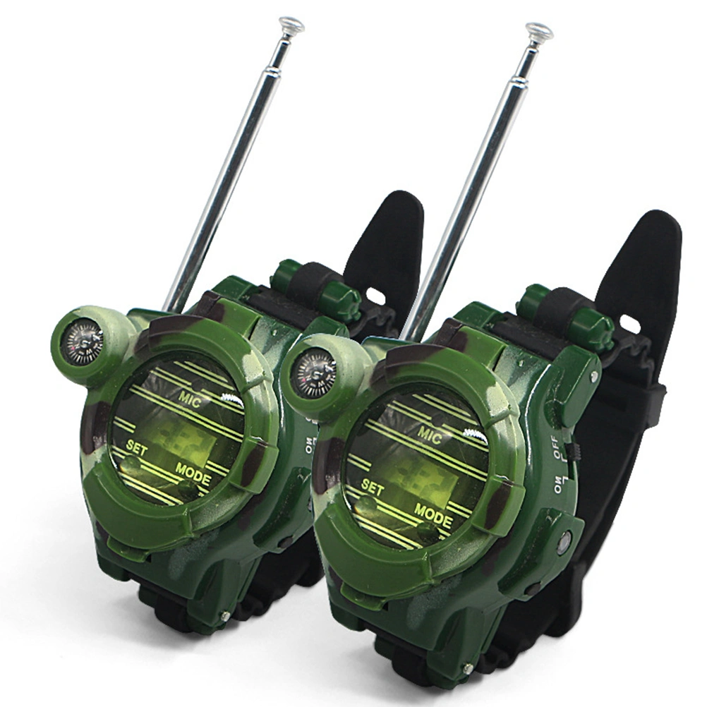 1 Pair Kids Walkie Talkie Digital Children Wrist Watch Radio Transceiver Outdoor Interphone Toy (English Edition)