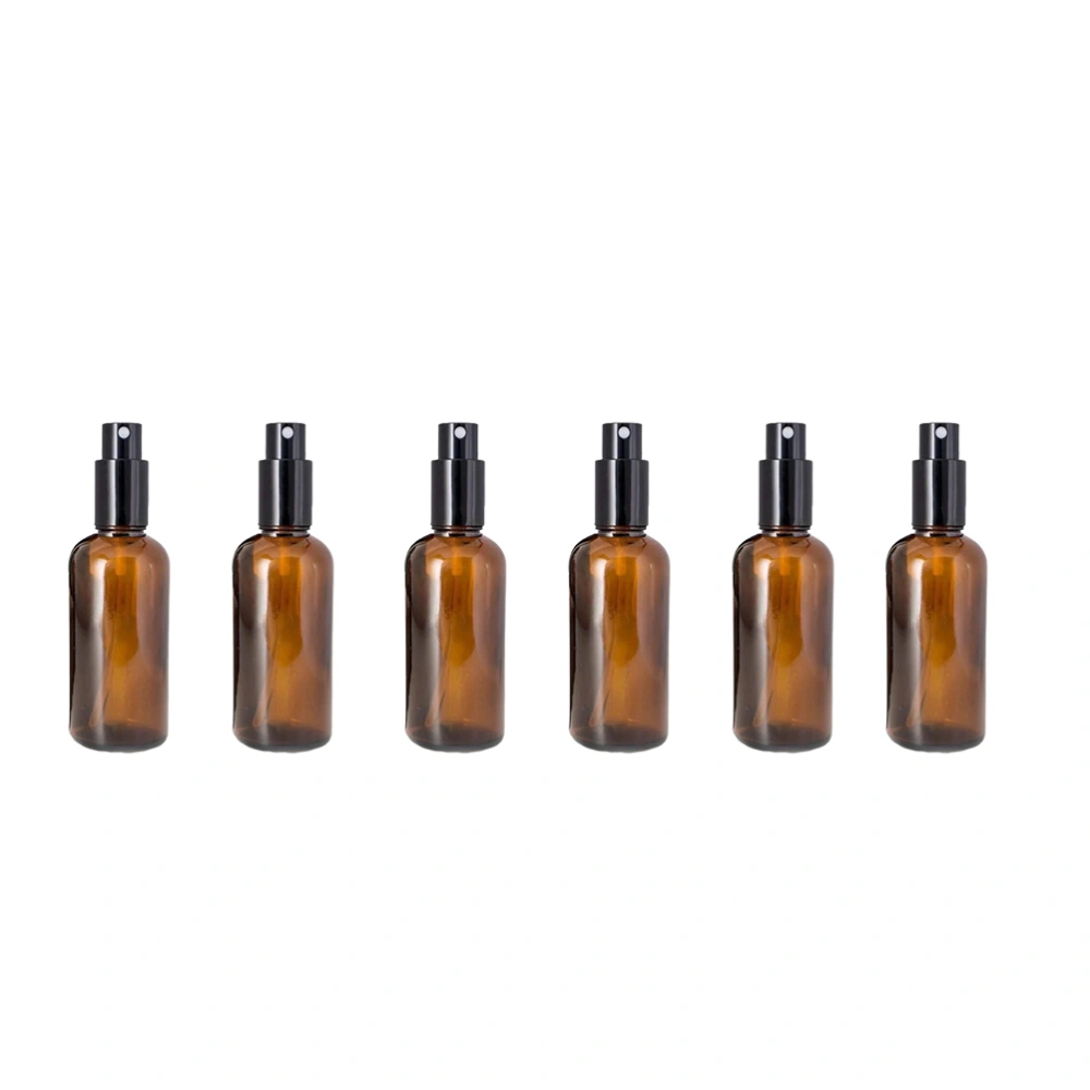 6pcs Empty Spray Bottles Glass Perfume Sprayer Portable Makeup Holder Alcohol Spray Containers for Home Outdoor 15ml