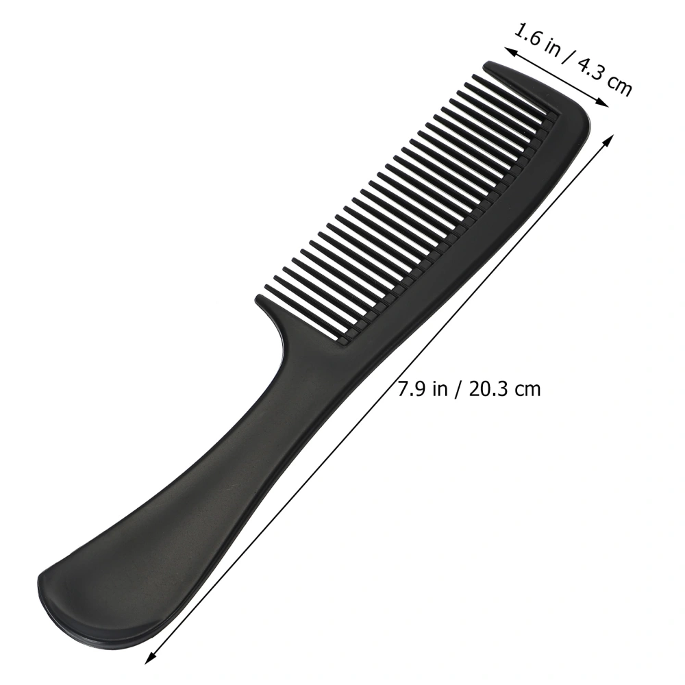 12pcs Plastic Combs Home Barber Shop Hair Styling Combs Hair Cutting Combs