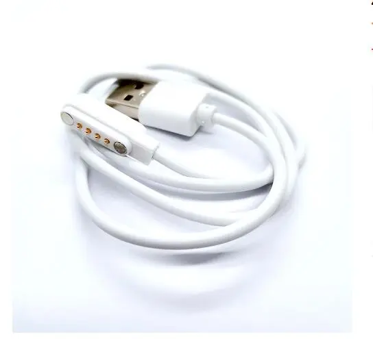 Smartwatch Charger Cable 4 Pin Magnetic Suction Charging Cable USB Cable for Watch