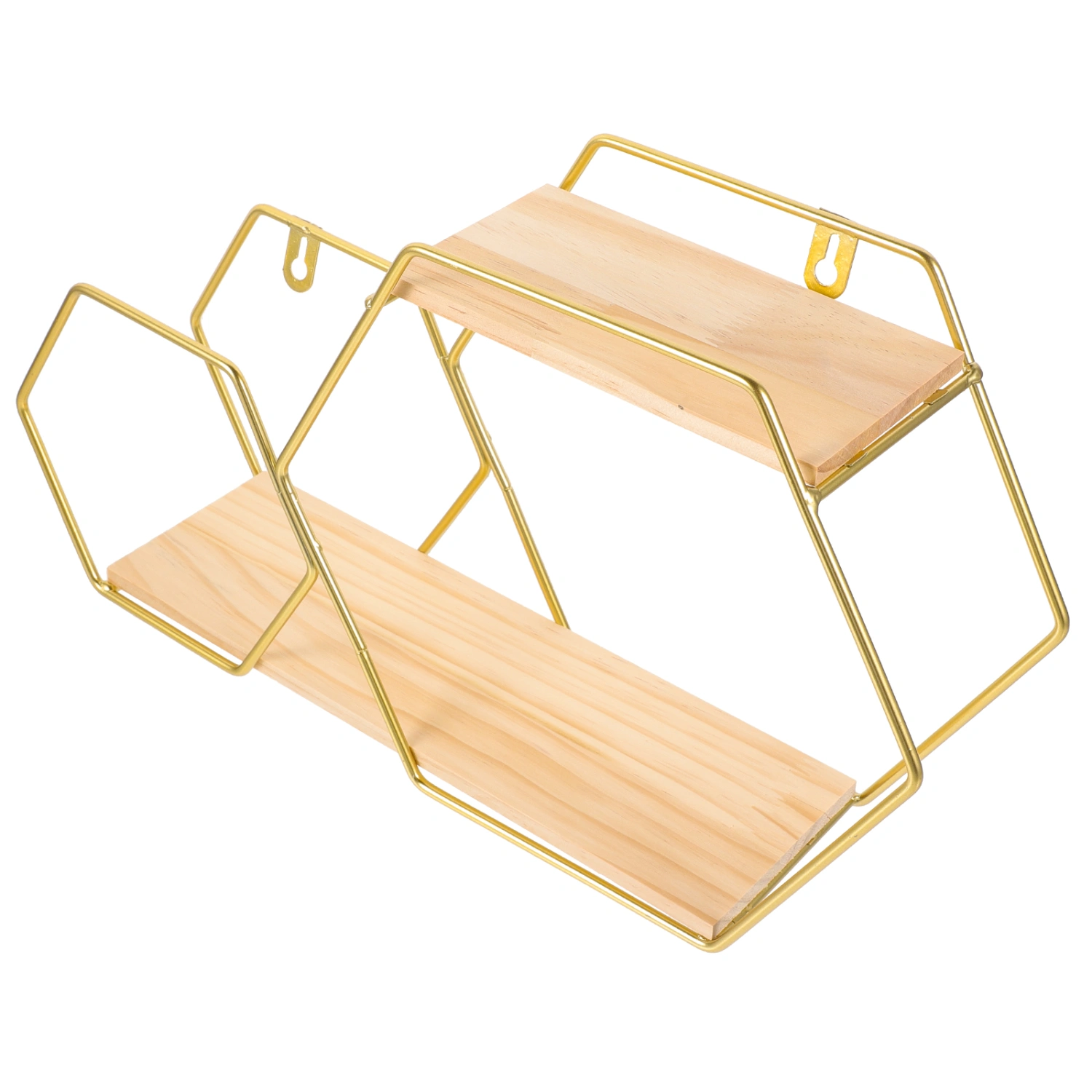 Wall Mounted Shelf Floating Wall Shelf Punch Free Iron Art Wall Storage Rack Home Decoration