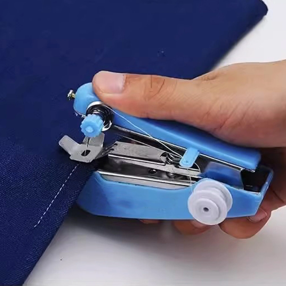 1 Set Small Sewing Machine Portable Crafting Mending Machine Sewing Tool Supply