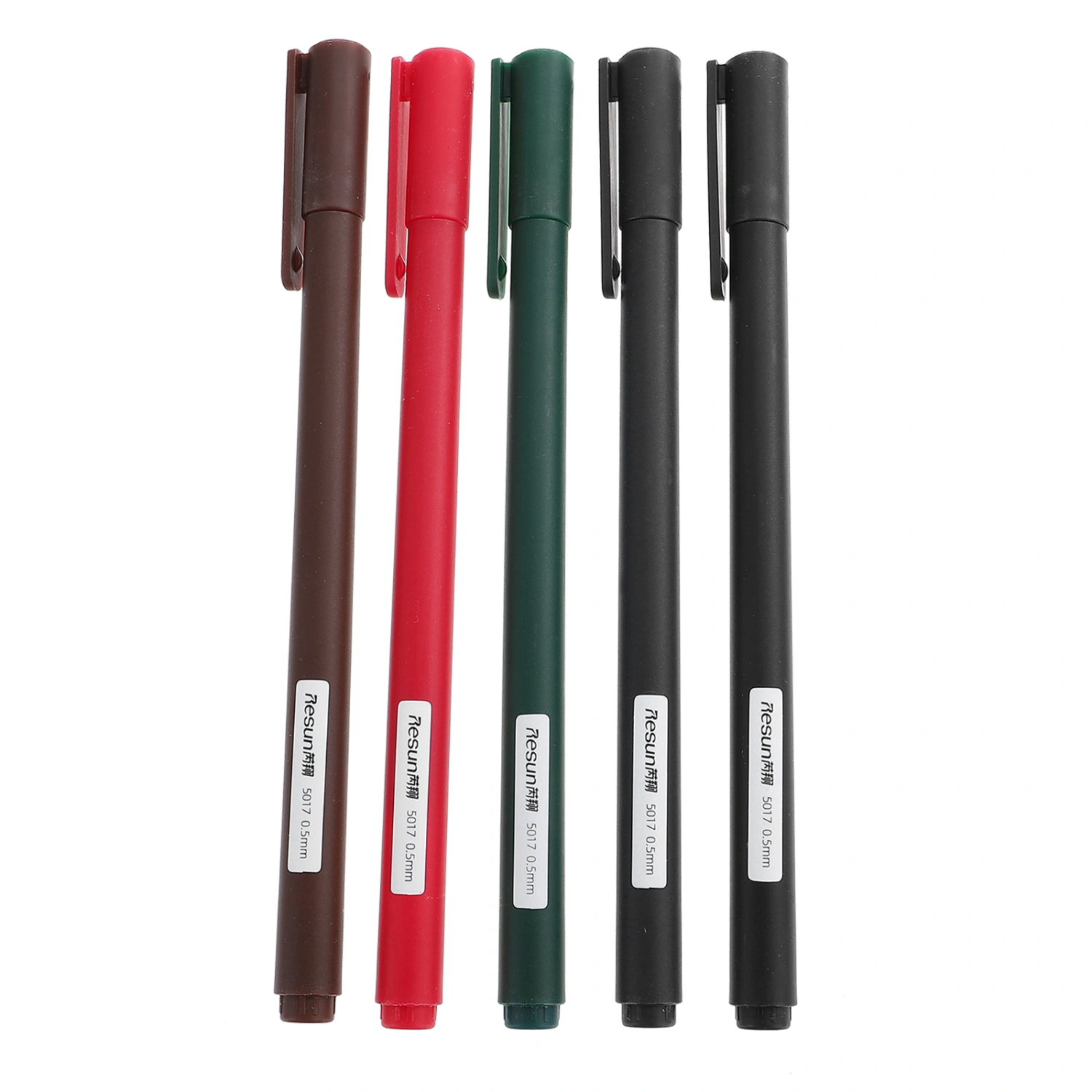 5Pcs Household Sign Pens Professional Gel Pens Convenient Student Pens Student Accessory