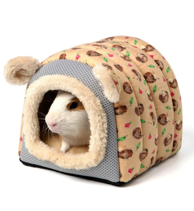 Guinea Pig House Hamster Bed Cute Animal Nest Washable Parrot Guinea Pig Tent