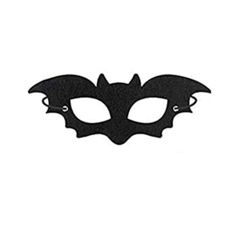 5pcs Halloween Eye Mask Butterfly Shaped Mask Prop Carnival Party Cosplay Mask Masquerade Mask