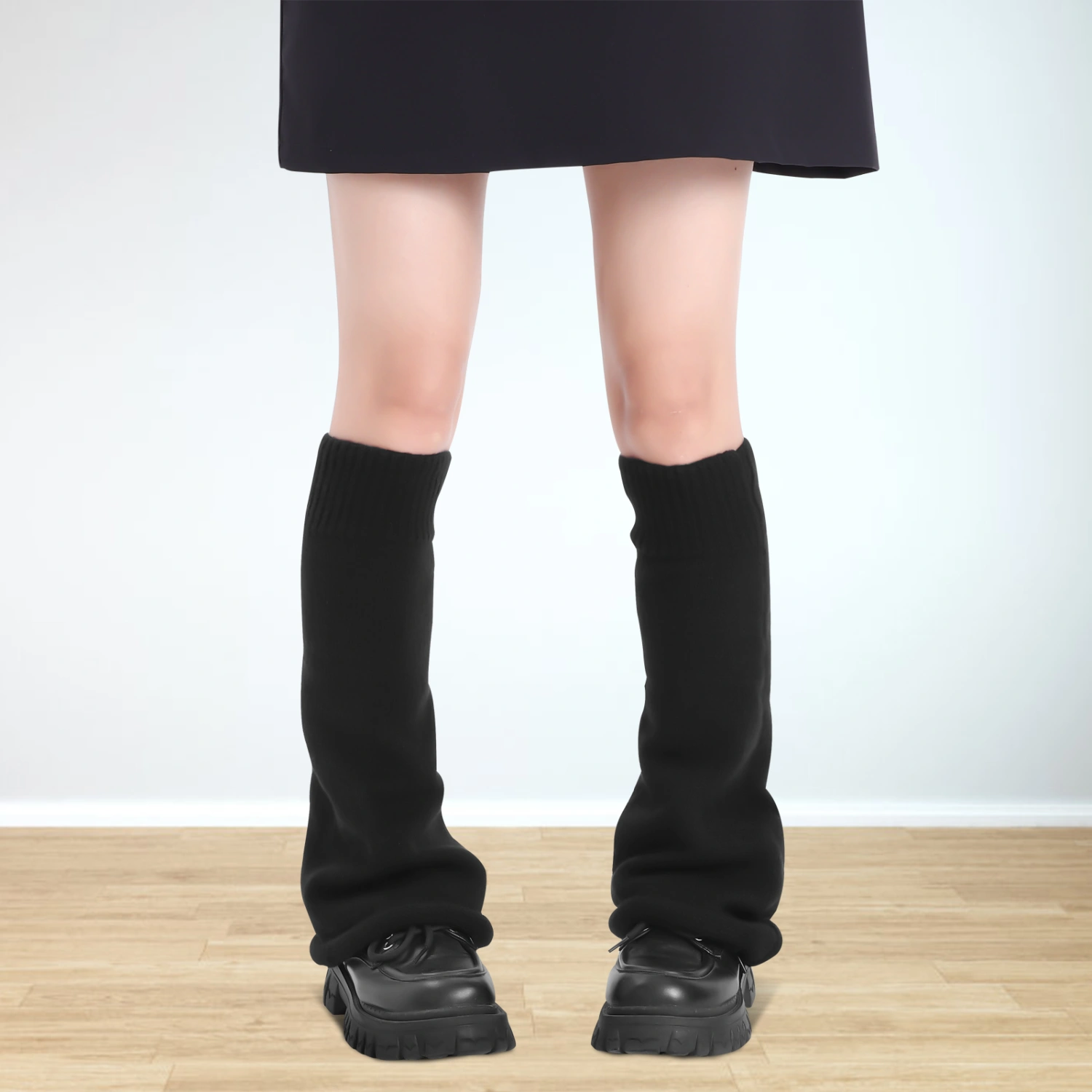 2 Pairs Knitted Leg Warmers Cute Women Leg Warmers Winter Leg Covers Lolita Accessories