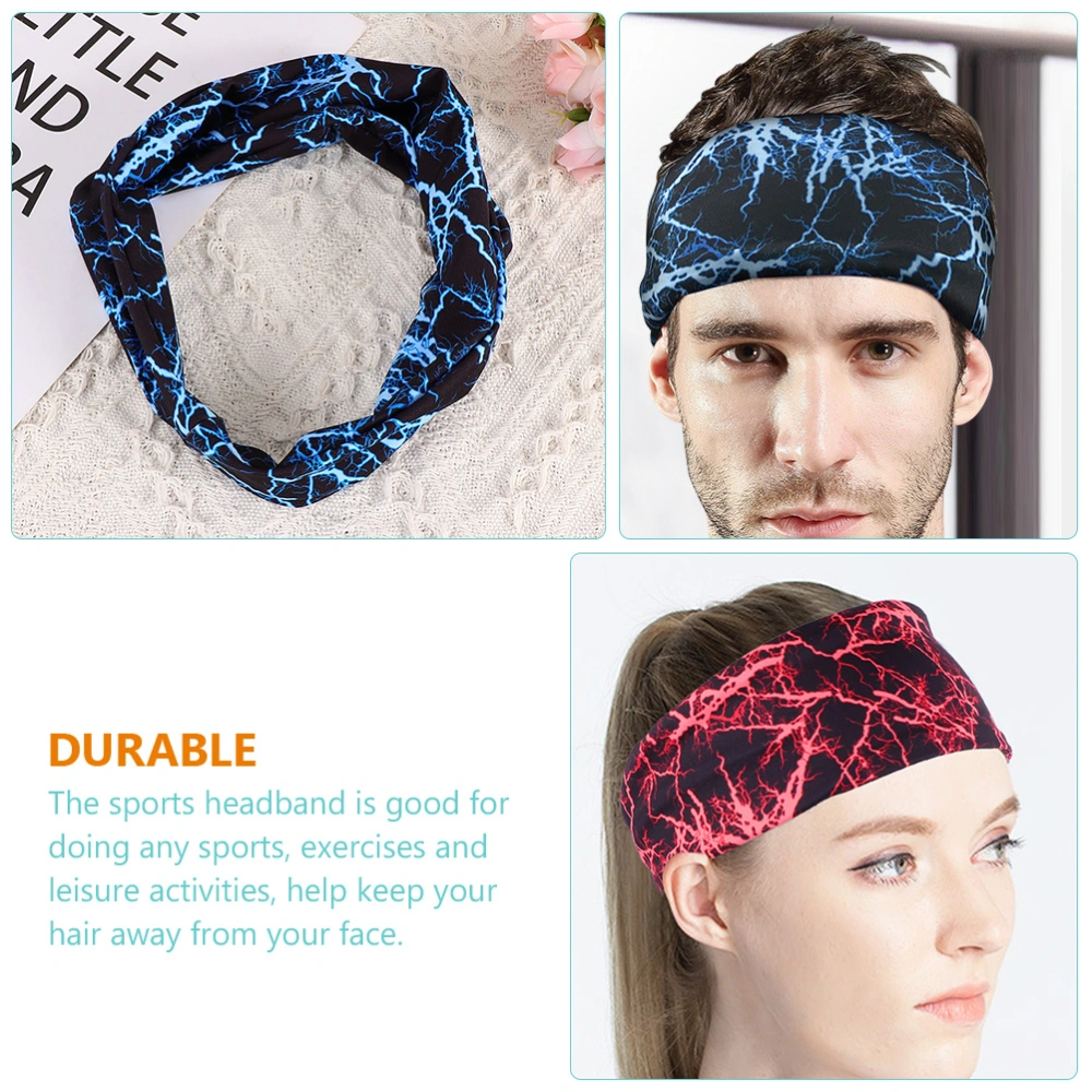 2Pcs Training Sweat Bands Multi-function Hair Bands Sports Sweat Headbands