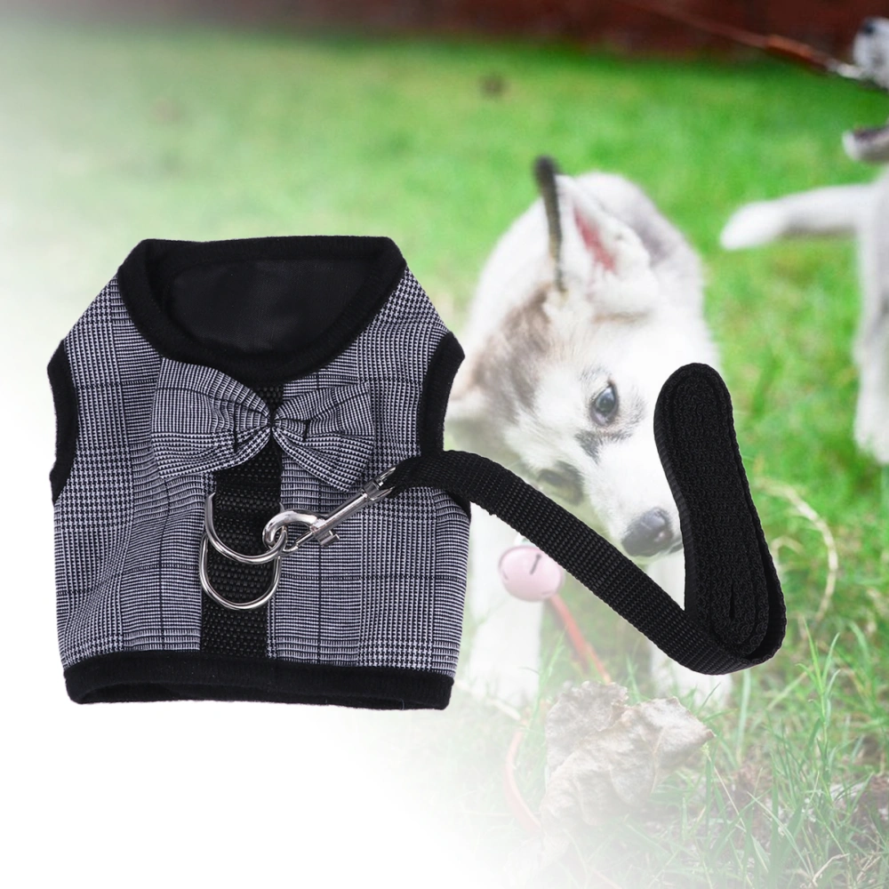 Small Pet Vest Style Breathable Mesh Harnesses Rabbit Guinea Pig Squirrel Harnesses Rope Breathable Traction Strap(S)