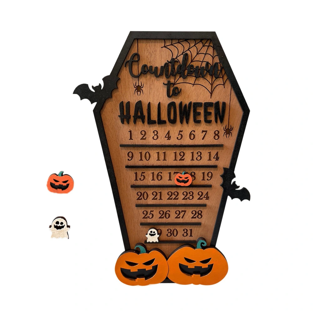 Halloween Advent Calendar Halloween Countdown Decoration Halloween Table Decor