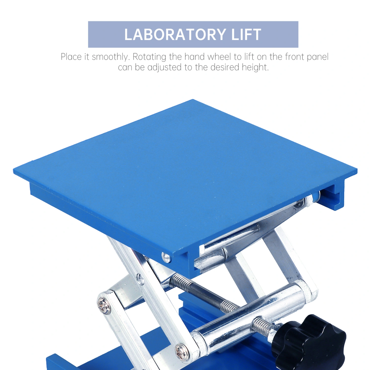 1Pc Laboratory Scissor Jack Aluminum Alloy Laboratory Lift Jack Stand