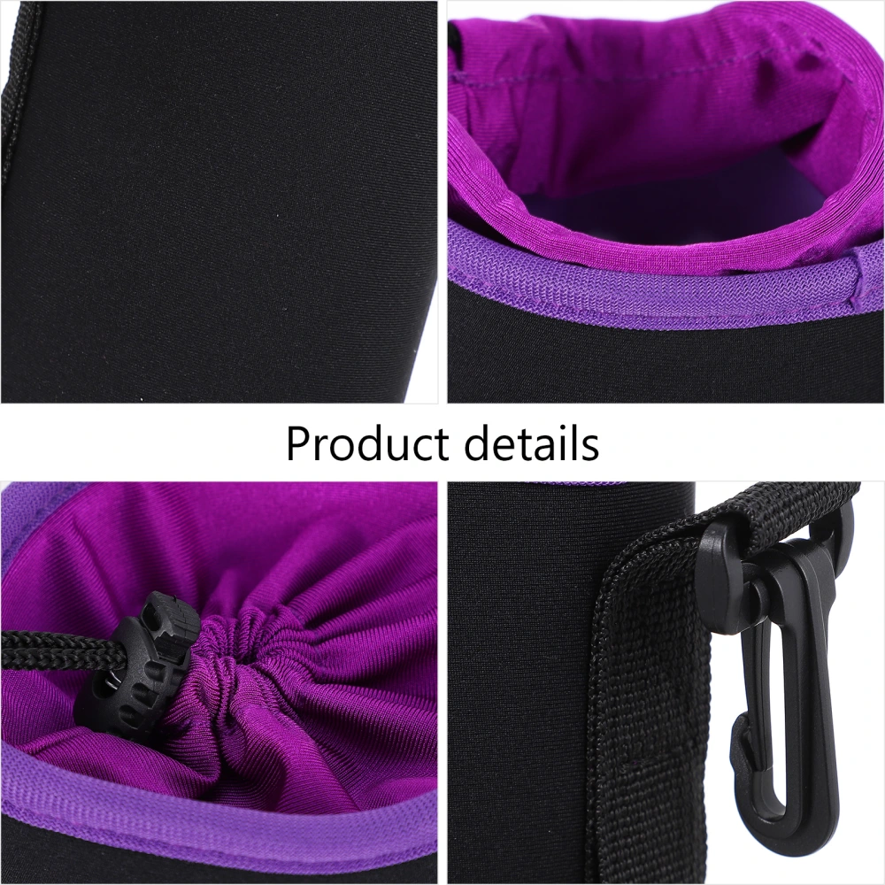 Waterproof Lens Pouch Shockproof Dustproof SLR Camera Lens Case Size L