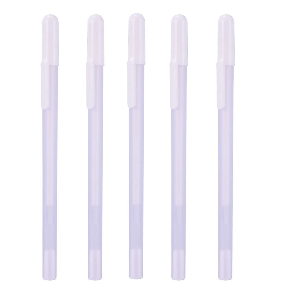 5Pcs Gel Ink Pens White Line Drawing Pen Metallic Markers Pens for Art Drawing