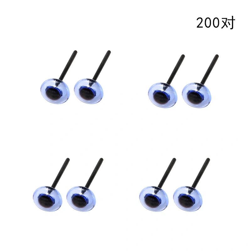 200 Pairs Plastic Diy Eyes Decors Fake Round Eyes Doll Eyes Materials Diy Doll Making Supplies