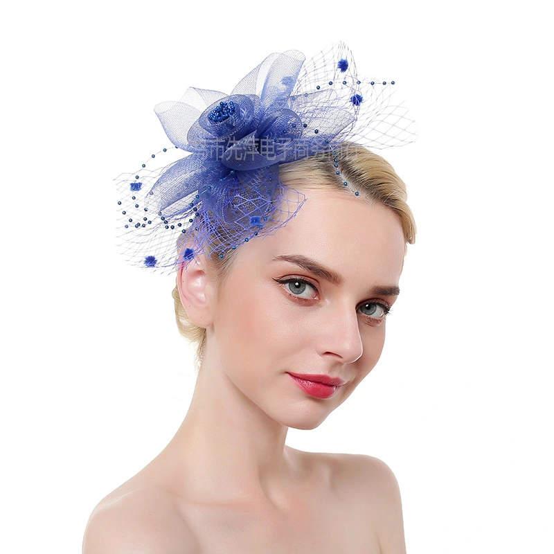 Wedding Fascinator Headpiece Mesh Fascinator Headband Tea Party Headband Women Fascinator