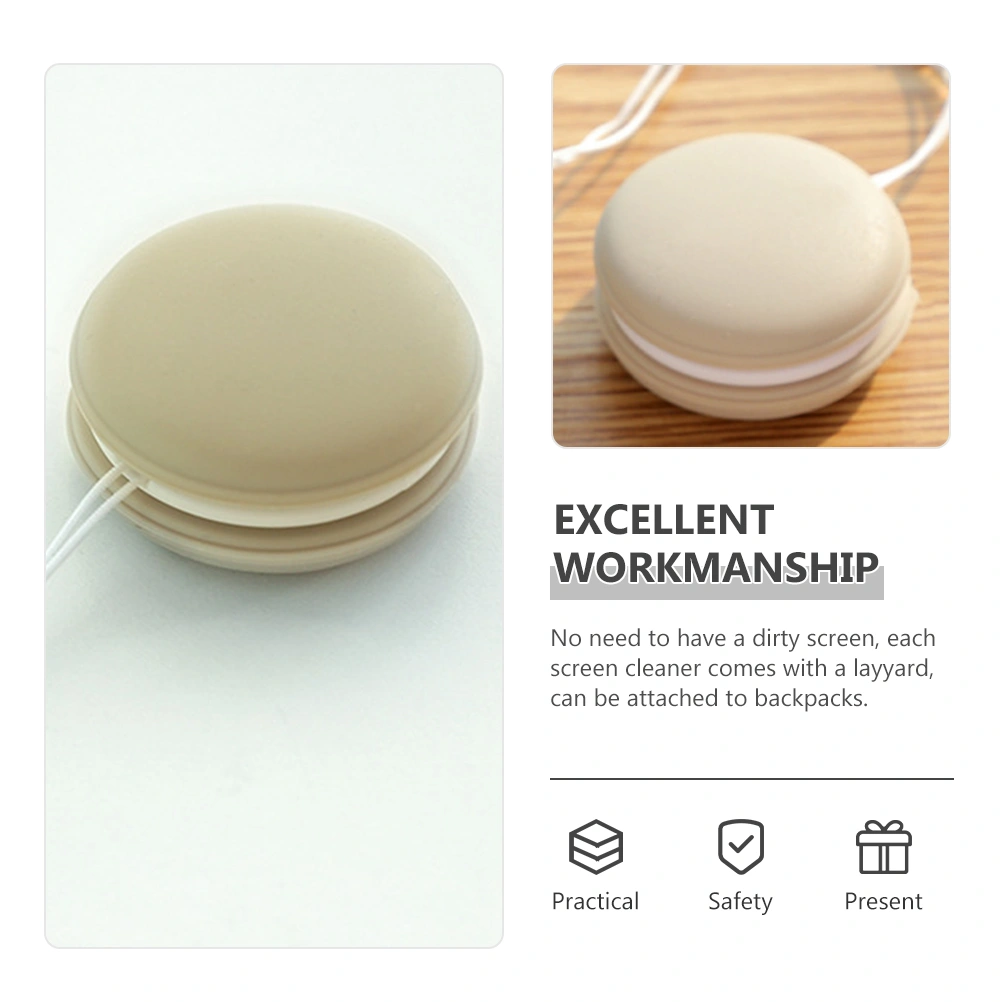 4pcs Phone Screen Cleaner Macaron Shape Wiper Screen Cleaner Cleaning Cloth
