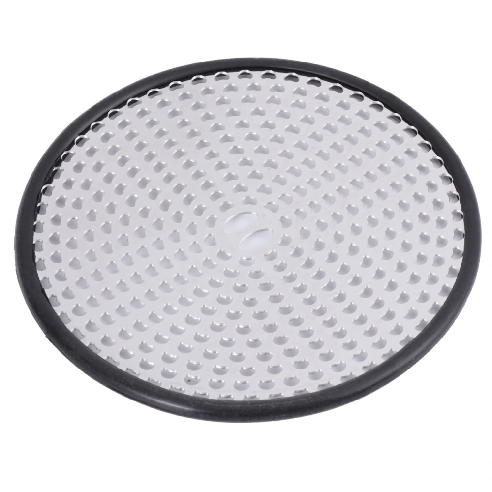 Floor Drain Piece Stainless Steel Filter Net Piece Round Floor Drain Cover Piece for Home (1pcs Cover Piece, 1pcs Silicone Ring)