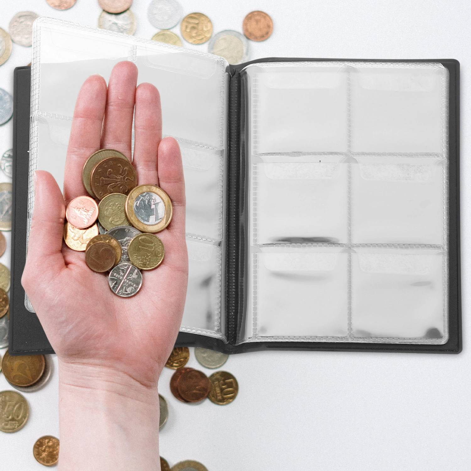Coin Collection Album Antique Coin Storage Book Coin Collection Organizer Coin Holder Book