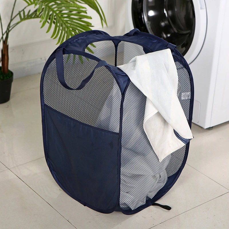 Foldable Laundry Organizer Household Laundry Storage Basket for Home Dorm