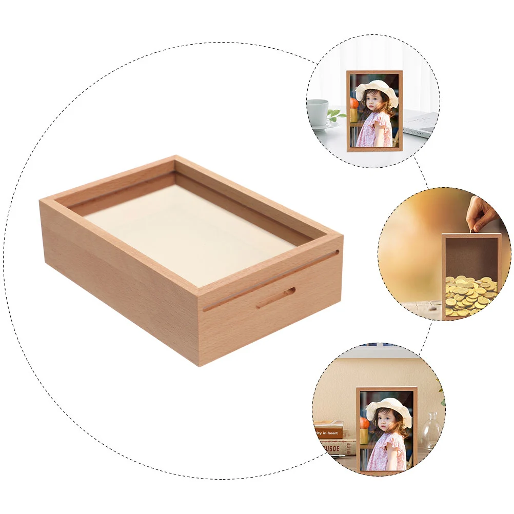Piggy Bank Picture Frame Money Bank Decorative Money Box Frame Coin Money Bank