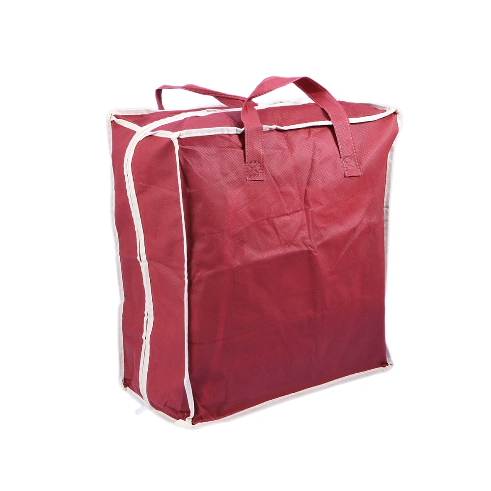 Shoes Storage Travel Bag Portable Shoes Case Organizer Tote Bag (Wine Red)