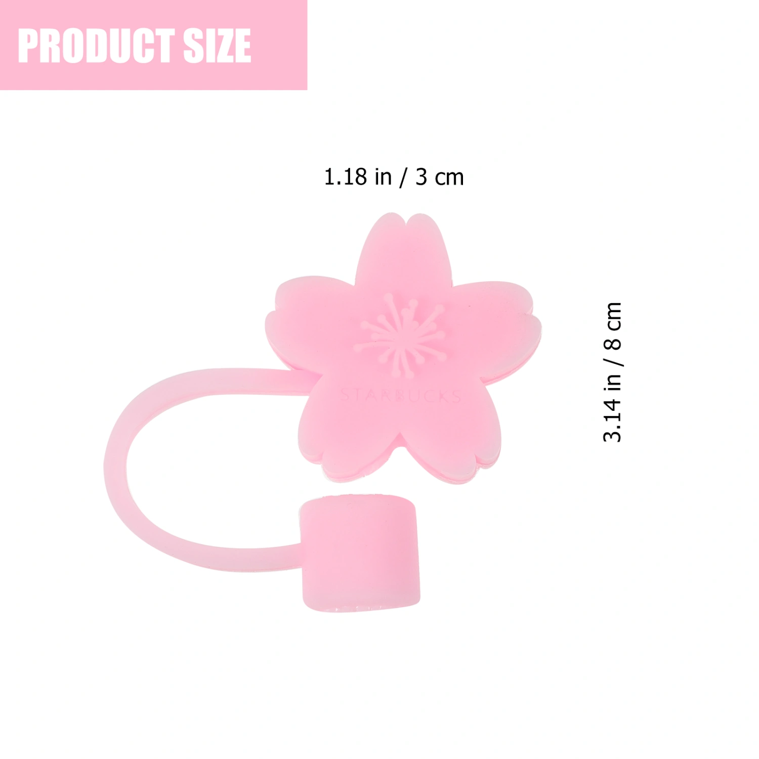 8pcs Straw Cover Reusable Straw Topper Adorable Straw Tip Protector Straw Tip